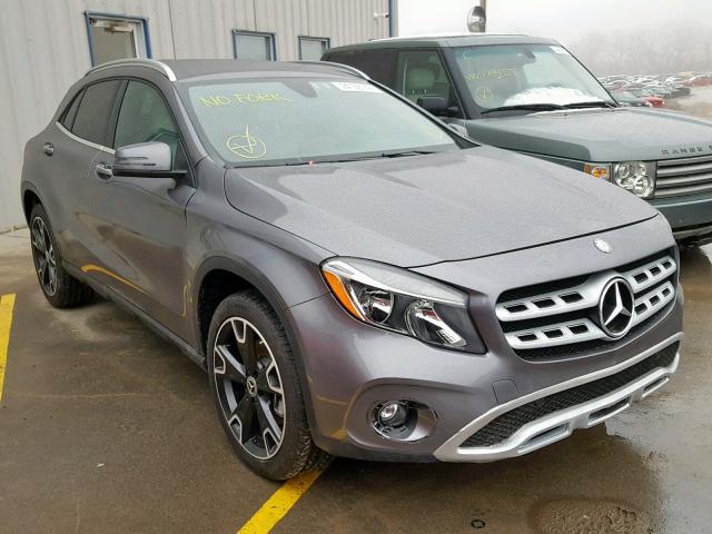 WDCTG4GB8KJ534930 - 2019 MERCEDES-BENZ GLA 250 4M GRAY photo 1