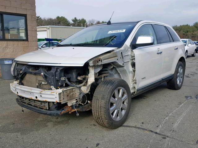 2LMDU88C99BJ00371 - 2009 LINCOLN MKX WHITE photo 2