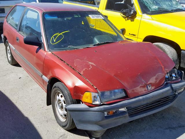 2HGED6356LH573331 - 1990 HONDA CIVIC DX RED photo 1