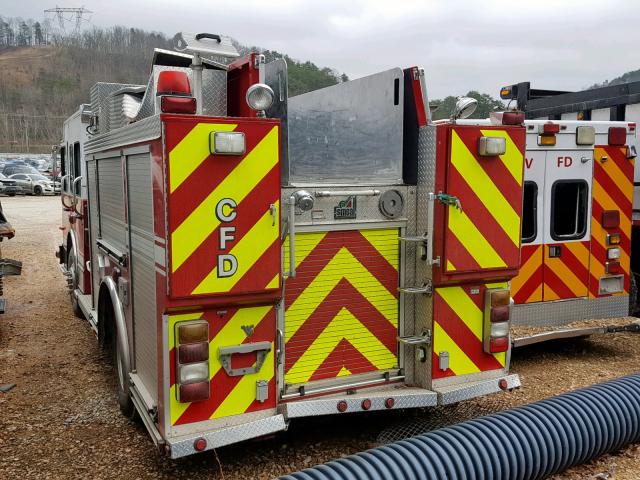 4S7HT2D986C053565 - 2006 SPARTAN MOTORS FIRETRUCK RED photo 3