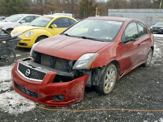 3N1AB6AP0BL619641 - 2011 NISSAN SENTRA 2.0 RED photo 2