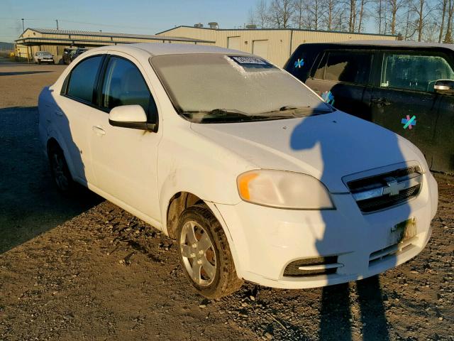 KL1TD5DE9BB245561 - 2011 CHEVROLET AVEO LS WHITE photo 1