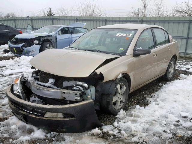 1G8AL55F87Z163307 - 2007 SATURN ION LEVEL GOLD photo 2
