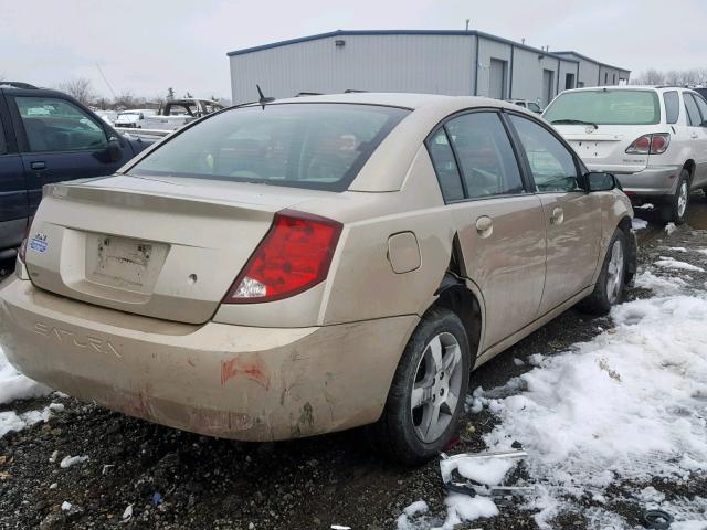 1G8AL55F87Z163307 - 2007 SATURN ION LEVEL GOLD photo 4