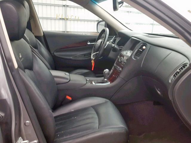 JN1AJ0HR2CM450138 - 2012 INFINITI EX35 BASE SILVER photo 5
