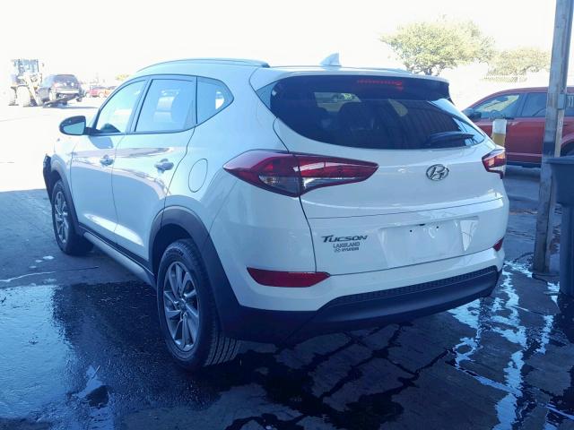 KM8J33A49JU665936 - 2018 HYUNDAI TUCSON LIM WHITE photo 3