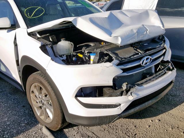 KM8J33A49JU665936 - 2018 HYUNDAI TUCSON LIM WHITE photo 9