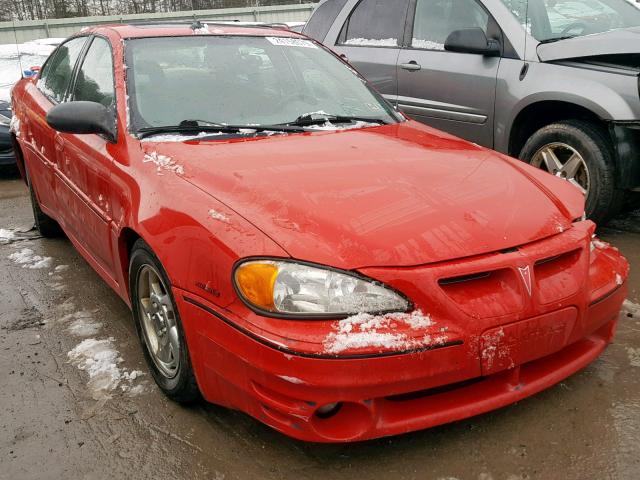 1G2NW52E64C247476 - 2004 PONTIAC GRAND AM G RED photo 1