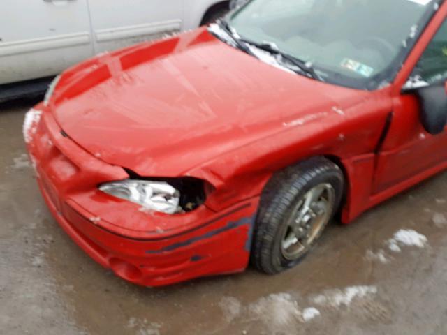 1G2NW52E64C247476 - 2004 PONTIAC GRAND AM G RED photo 9