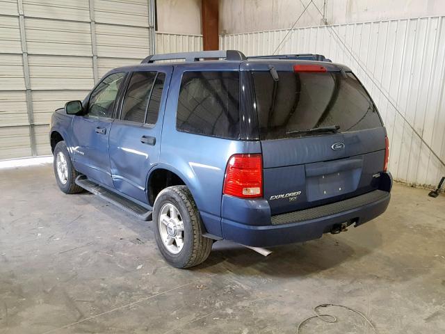 1FMZU63K85UA51706 - 2005 FORD EXPLORER X BLUE photo 3