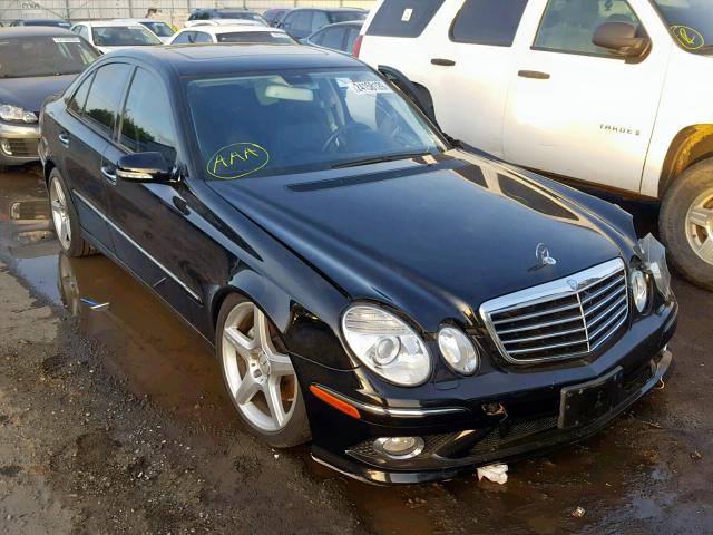 WDBUF56X89B378102 - 2009 MERCEDES-BENZ E 350 BLACK photo 1