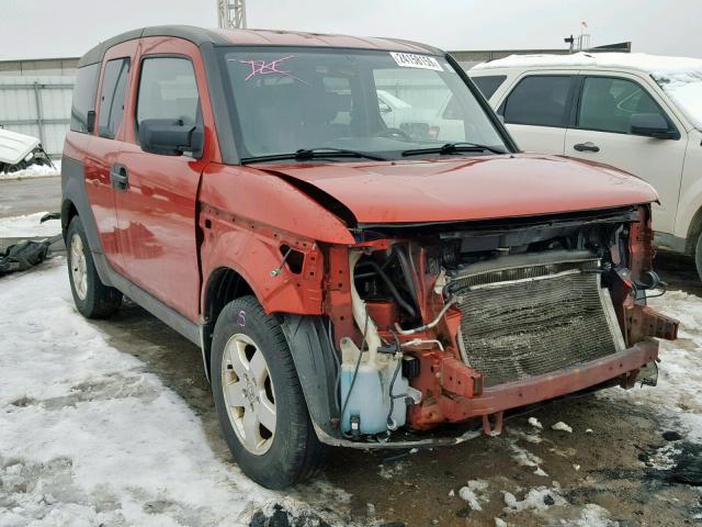 5J6YH28583L044008 - 2003 HONDA ELEMENT EX ORANGE photo 1