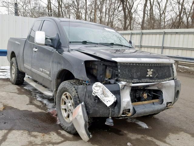 1N6BA06B37N230270 - 2007 NISSAN TITAN XE BLACK photo 1