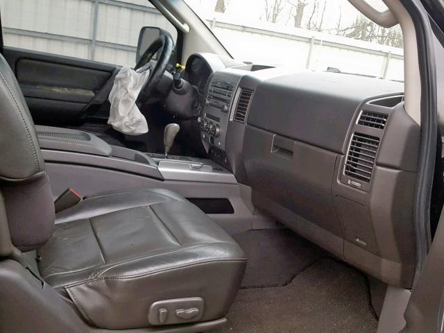 1N6BA06B37N230270 - 2007 NISSAN TITAN XE BLACK photo 5