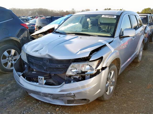 3D4GG57V29T231042 - 2009 DODGE JOURNEY SX SILVER photo 2