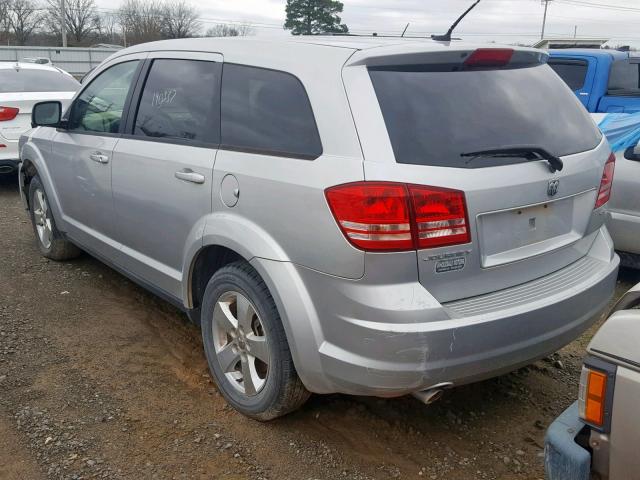 3D4GG57V29T231042 - 2009 DODGE JOURNEY SX SILVER photo 3