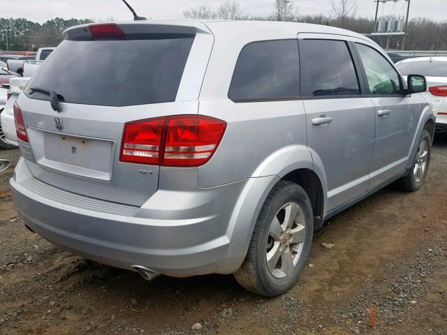 3D4GG57V29T231042 - 2009 DODGE JOURNEY SX SILVER photo 4