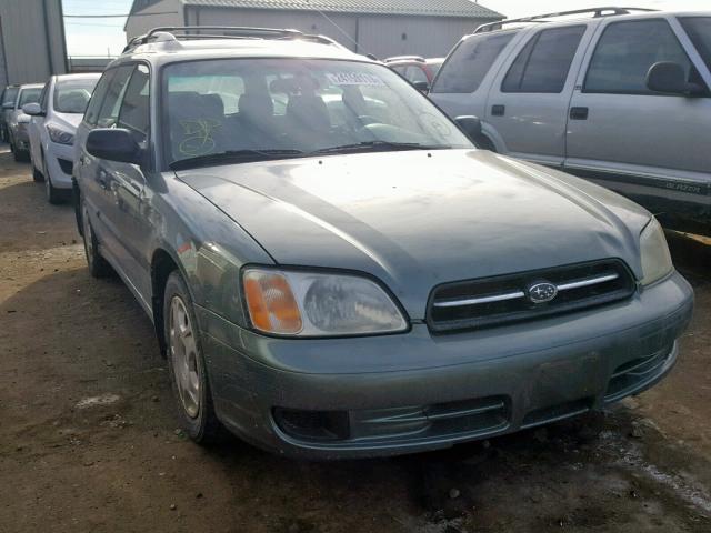 4S3BH635216307292 - 2001 SUBARU LEGACY L GREEN photo 1