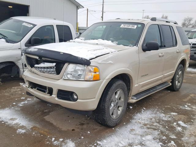 1FMDU75W85ZA41521 - 2005 FORD EXPLORER L TAN photo 2