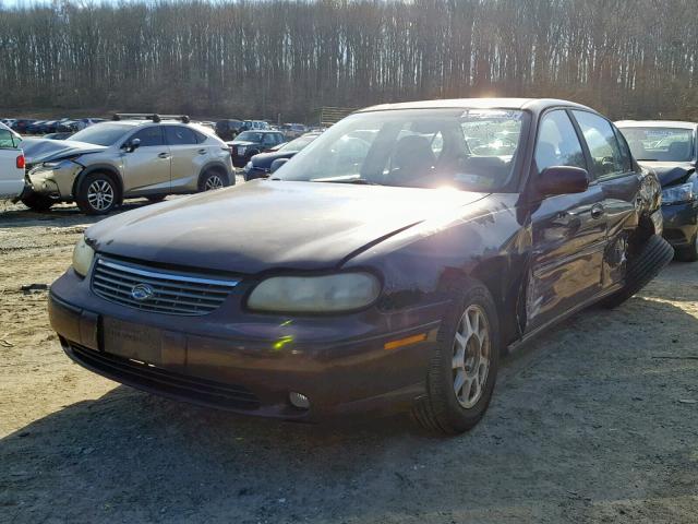 1G1NE52J2X6112695 - 1999 CHEVROLET MALIBU LS MAROON photo 2