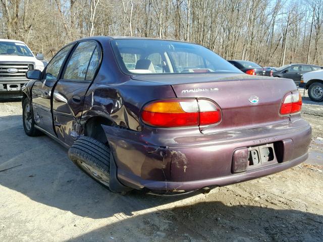1G1NE52J2X6112695 - 1999 CHEVROLET MALIBU LS MAROON photo 3