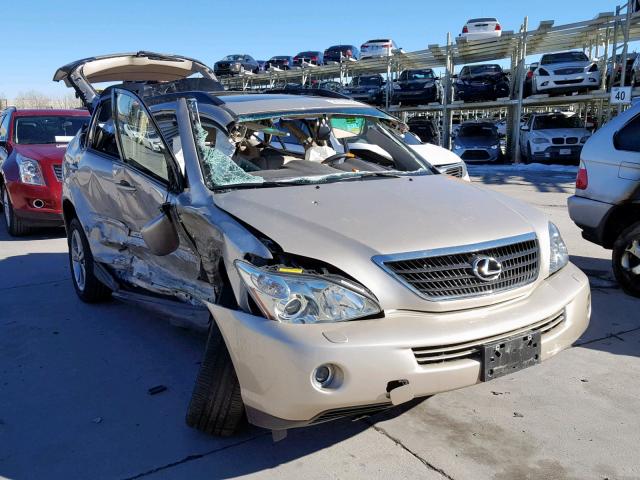 JTJHW31U572025914 - 2007 LEXUS RX 400H GOLD photo 1