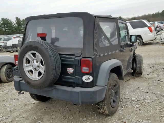 1C4AJWAG0CL171611 - 2012 JEEP WRANGLER S BLACK photo 4