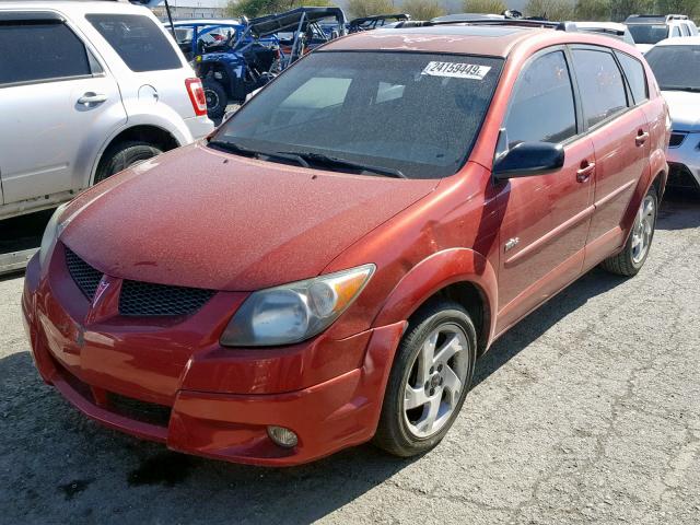 5Y2SL62823Z467202 - 2003 PONTIAC VIBE RED photo 2