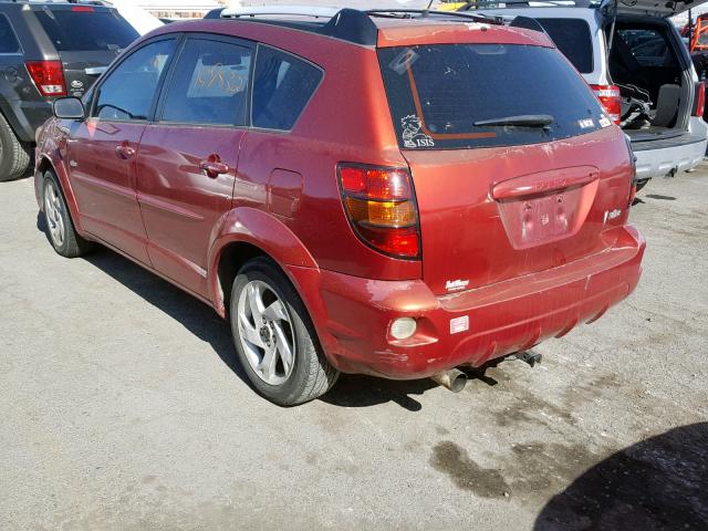 5Y2SL62823Z467202 - 2003 PONTIAC VIBE RED photo 3