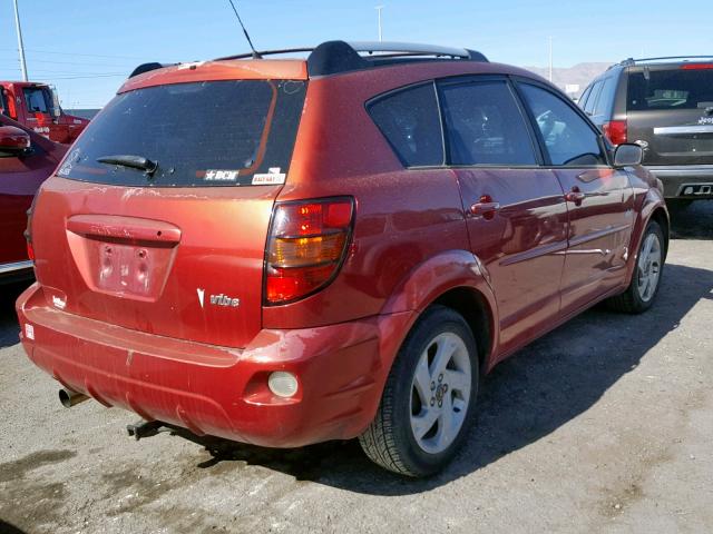 5Y2SL62823Z467202 - 2003 PONTIAC VIBE RED photo 4