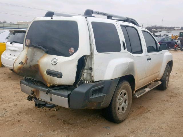 5N1AN0NW2DN823553 - 2013 NISSAN XTERRA X WHITE photo 4