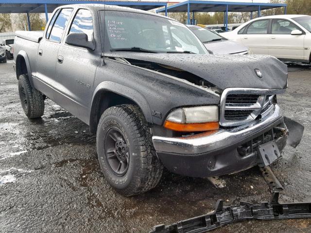 1B7GG2AN2YS779787 - 2000 DODGE DAKOTA QUA GRAY photo 1