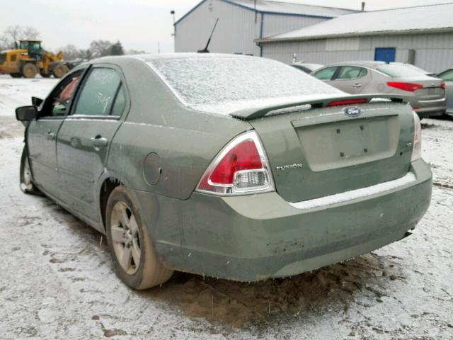 3FAHP07Z98R264547 - 2008 FORD FUSION SE GREEN photo 3