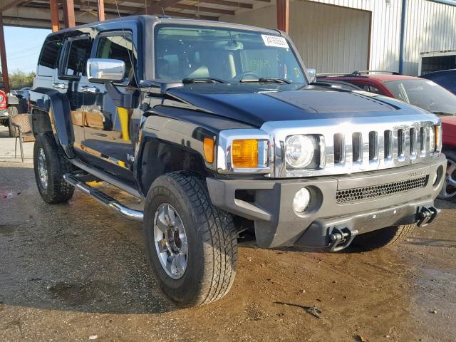 5GTDN13EX78192970 - 2007 HUMMER H3 BLACK photo 1