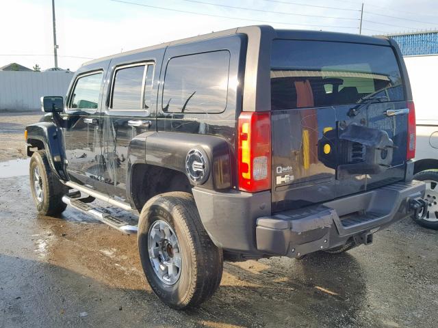 5GTDN13EX78192970 - 2007 HUMMER H3 BLACK photo 3