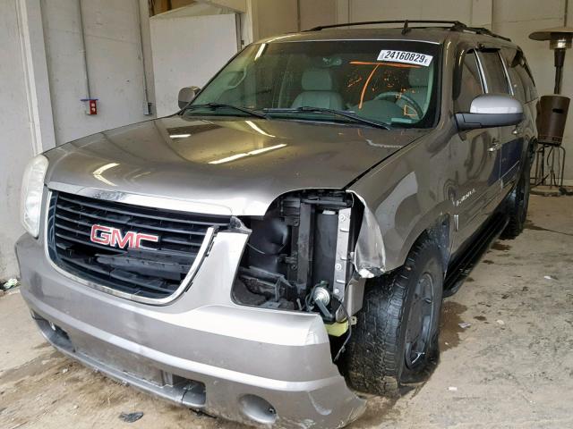 1GKFK16387J199805 - 2007 GMC YUKON XL K GRAY photo 2