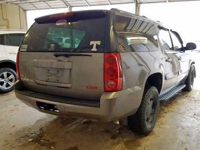 1GKFK16387J199805 - 2007 GMC YUKON XL K GRAY photo 4