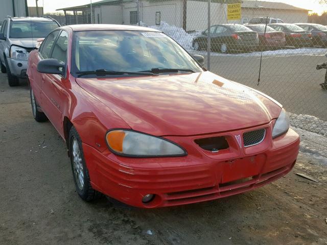 1G2NE52E1XC558773 - 1999 PONTIAC GRAND AM S RED photo 1