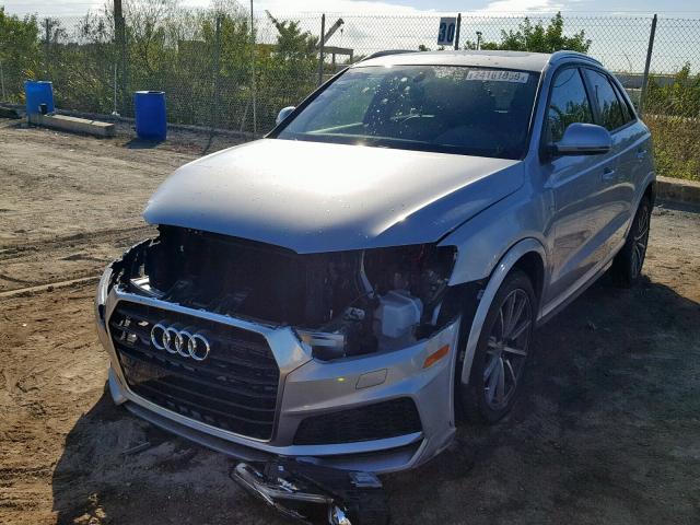 WA1BCCFS9JR033659 - 2018 AUDI Q3 PREMIUM SILVER photo 2