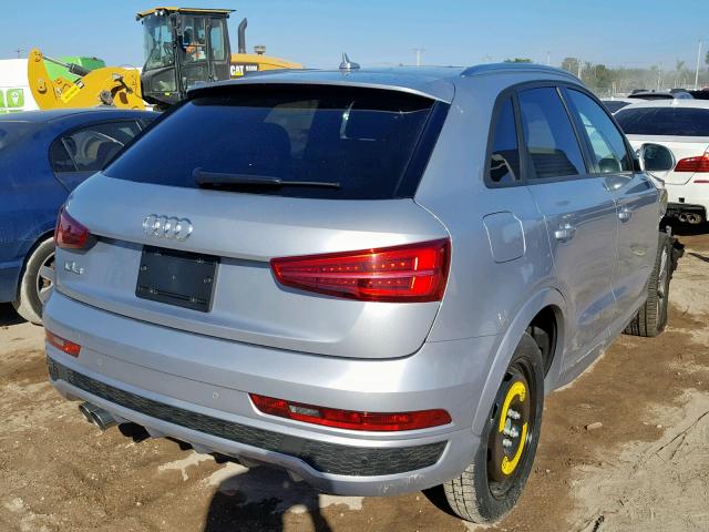 WA1BCCFS9JR033659 - 2018 AUDI Q3 PREMIUM SILVER photo 4