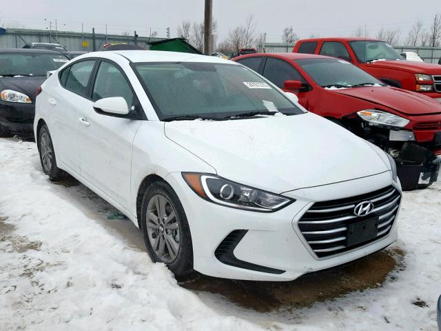 5NPD84LF1JH340604 - 2018 HYUNDAI ELANTRA SE WHITE photo 1