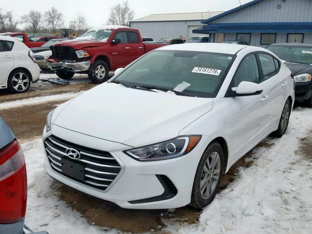 5NPD84LF1JH340604 - 2018 HYUNDAI ELANTRA SE WHITE photo 2