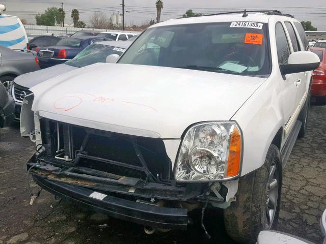 1GKS1KE09ER240844 - 2014 GMC YUKON XL C WHITE photo 2