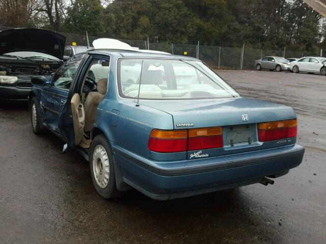 1HGCB7669MA123664 - 1991 HONDA ACCORD EX BLUE photo 3