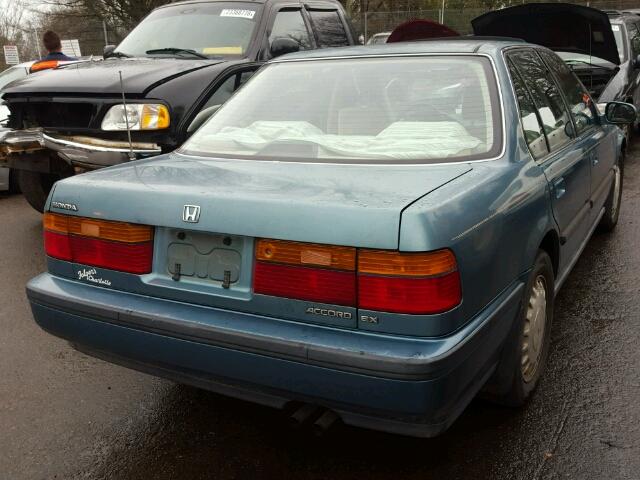 1HGCB7669MA123664 - 1991 HONDA ACCORD EX BLUE photo 4