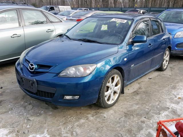 JM1BK344271766995 - 2007 MAZDA 3 HATCHBAC BLUE photo 2