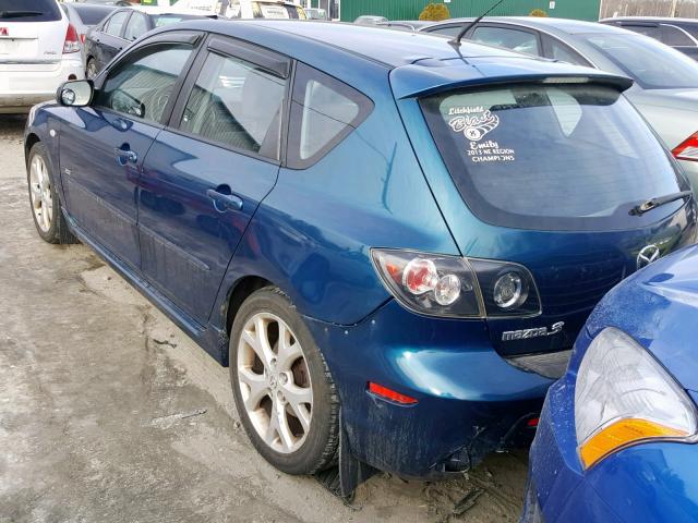 JM1BK344271766995 - 2007 MAZDA 3 HATCHBAC BLUE photo 3