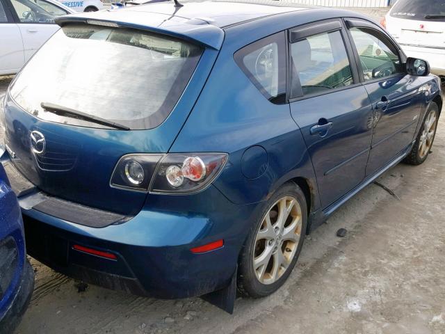 JM1BK344271766995 - 2007 MAZDA 3 HATCHBAC BLUE photo 4