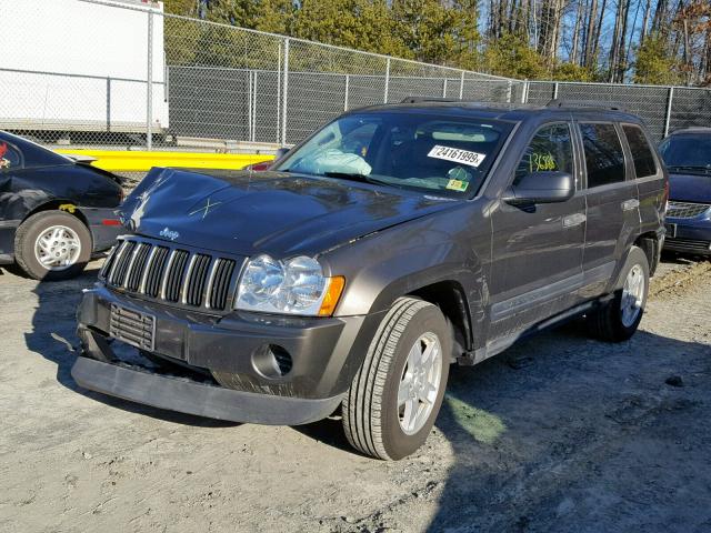 1J4GR48K96C262473 - 2006 JEEP GRAND CHER GREEN photo 2