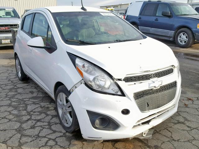 KL8CD6S93EC512429 - 2014 CHEVROLET SPARK 1LT WHITE photo 1